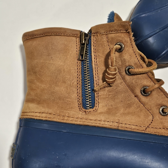 Sperry Blue and Brown Duck Boots - Picture 9 of 12